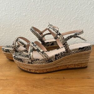 Schulz - snakeskin platform. NEW